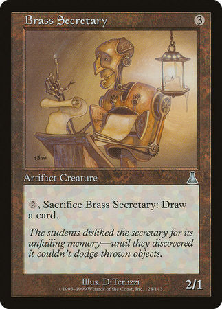 Brass Secretary [Urza's Destiny] | Rook's Games and More