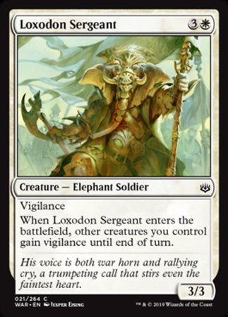 Loxodon Sergeant [War of the Spark] | Rook's Games and More