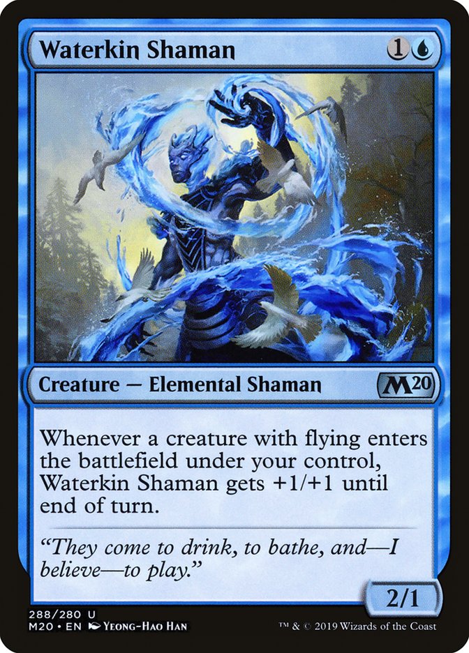 Waterkin Shaman [Core Set 2020] | Rook's Games and More