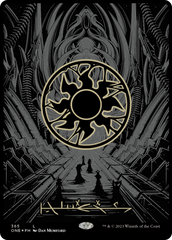 Plains (365) (Oil Slick Raised Foil) [Phyrexia: All Will Be One]