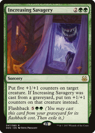 Increasing Savagery [Duel Decks: Mind vs. Might] | Rook's Games and More
