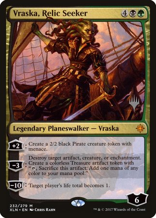 Vraska, Relic Seeker [Ixalan Promos] | Rook's Games and More