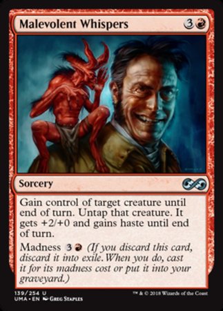 Malevolent Whispers [Ultimate Masters] | Rook's Games and More
