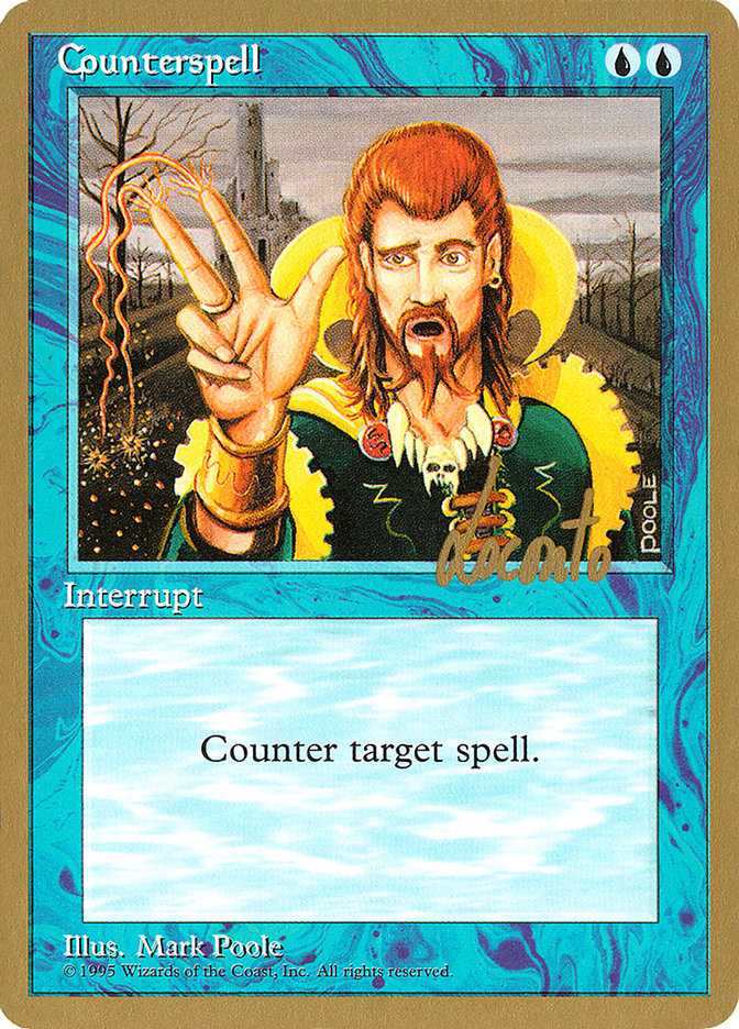 Counterspell (Michael Loconto) [Pro Tour Collector Set] | Rook's Games and More