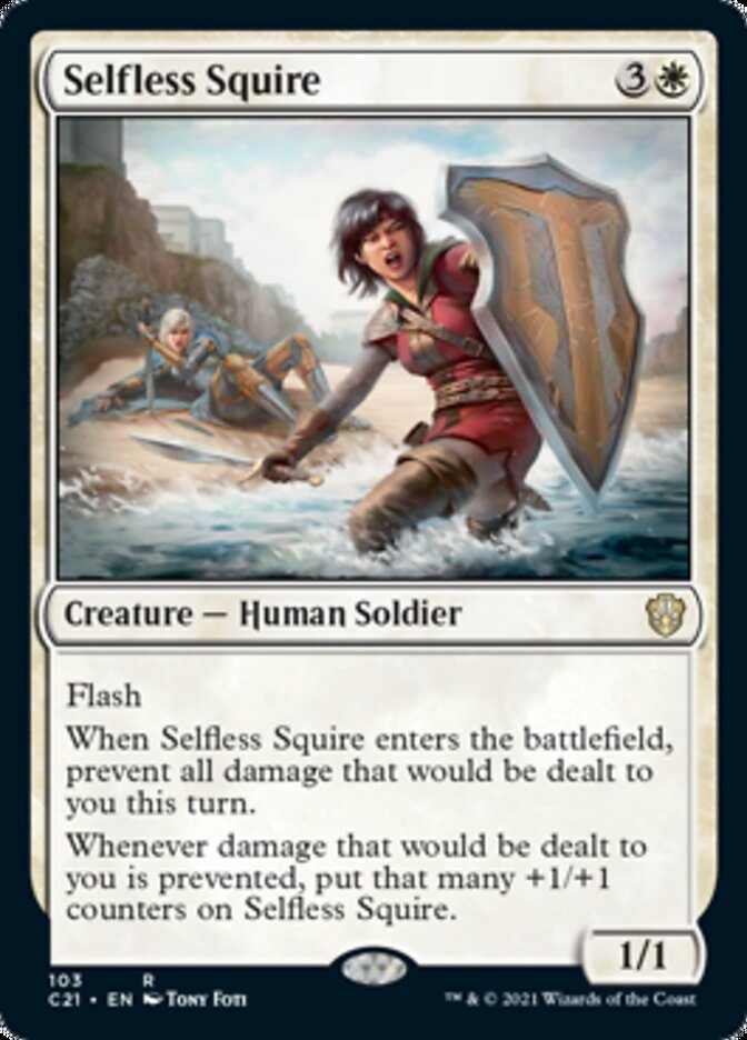 Selfless Squire [Commander 2021] | Rook's Games and More