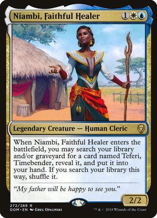 Niambi, Faithful Healer [Dominaria] | Rook's Games and More
