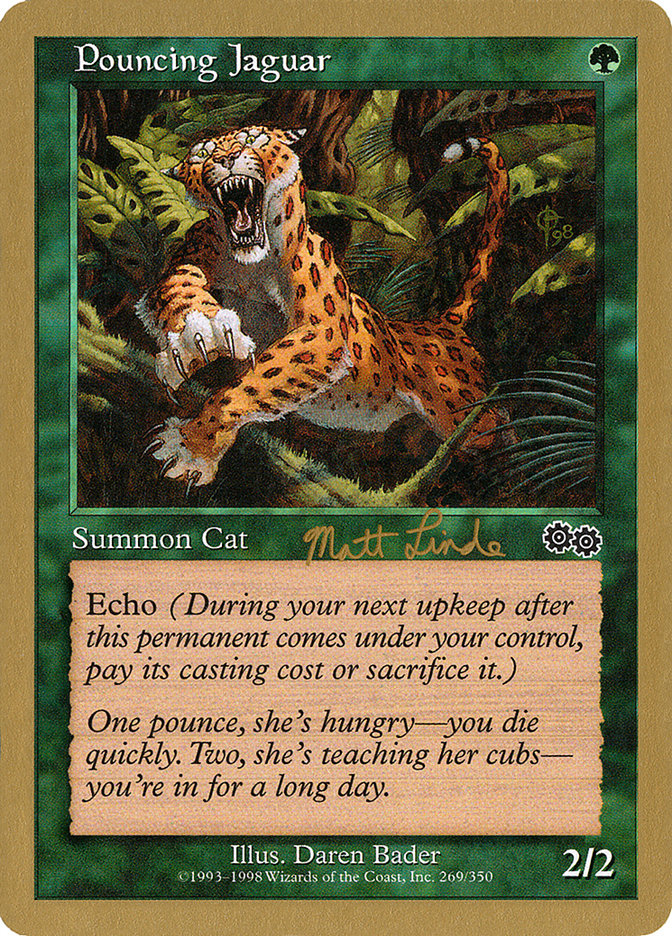 Pouncing Jaguar (Matt Linde) [World Championship Decks 1999] | Rook's Games and More