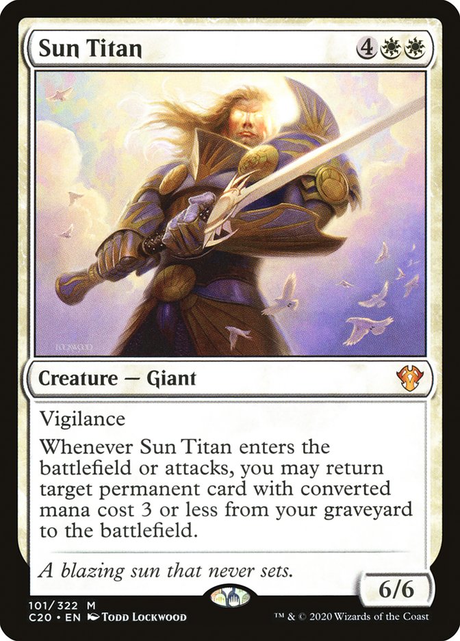 Sun Titan [Commander 2020] | Rook's Games and More