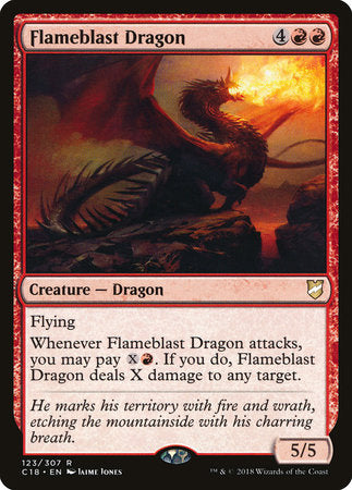 Flameblast Dragon [Commander 2018] | Rook's Games and More