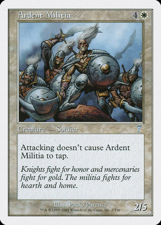 Ardent Militia [Seventh Edition] | Rook's Games and More