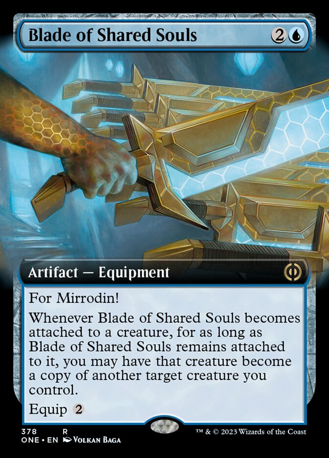 Blade of Shared Souls (Extended Art) [Phyrexia: All Will Be One] | Rook's Games and More