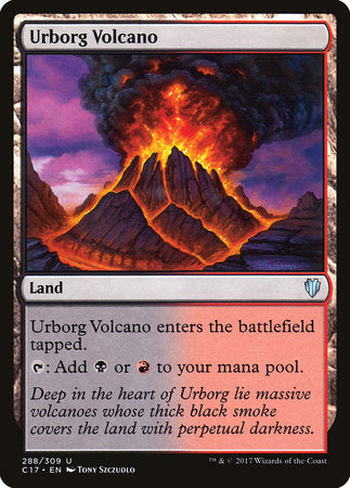 Urborg Volcano [Commander 2017] | Rook's Games and More
