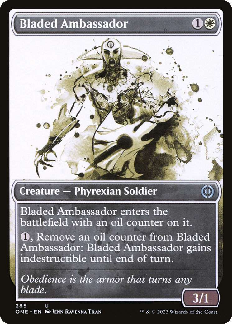 Bladed Ambassador (Showcase Ichor) [Phyrexia: All Will Be One] | Rook's Games and More