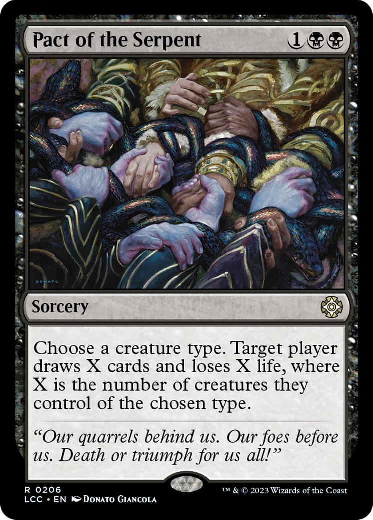 Pact of the Serpent [The Lost Caverns of Ixalan Commander] | Rook's Games and More