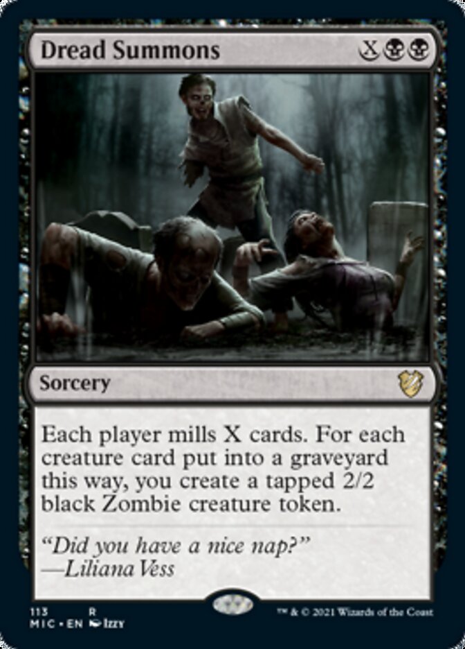 Dread Summons [Innistrad: Midnight Hunt Commander] | Rook's Games and More