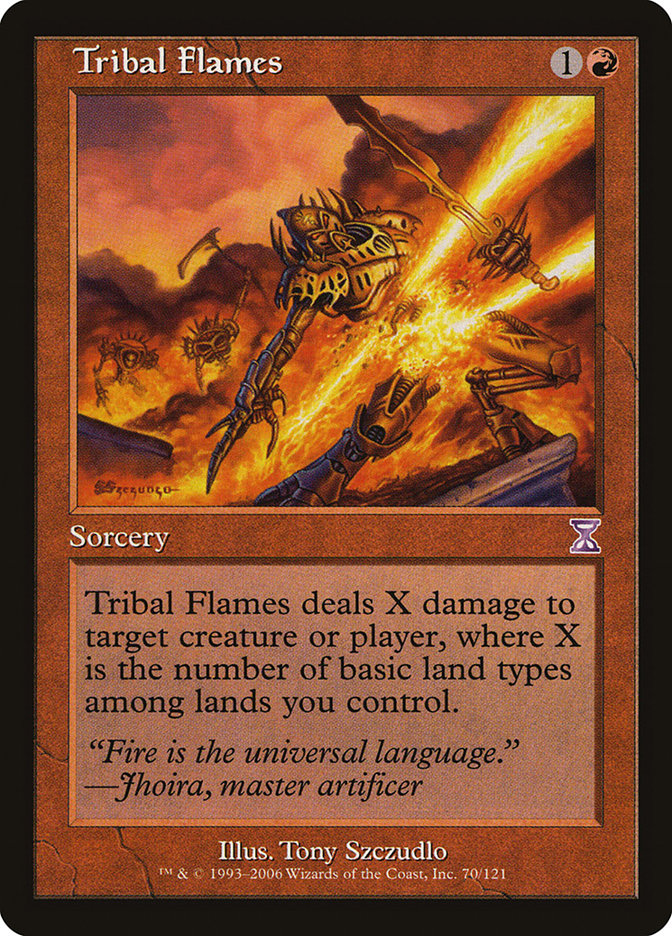 Tribal Flames [Time Spiral Timeshifted] | Rook's Games and More