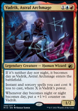 Vadrik, Astral Archmage (Promo Pack) [Innistrad: Midnight Hunt Promos] | Rook's Games and More