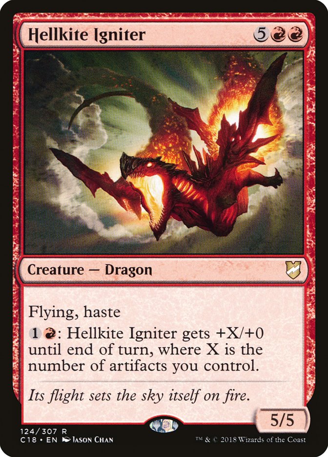 Hellkite Igniter [Commander 2018] | Rook's Games and More