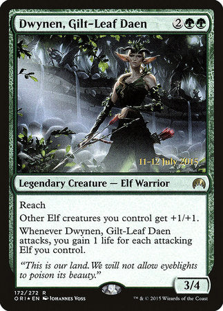Dwynen, Gilt-Leaf Daen [Magic Origins Promos] | Rook's Games and More