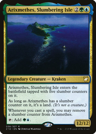 Arixmethes, Slumbering Isle [Commander 2018] | Rook's Games and More