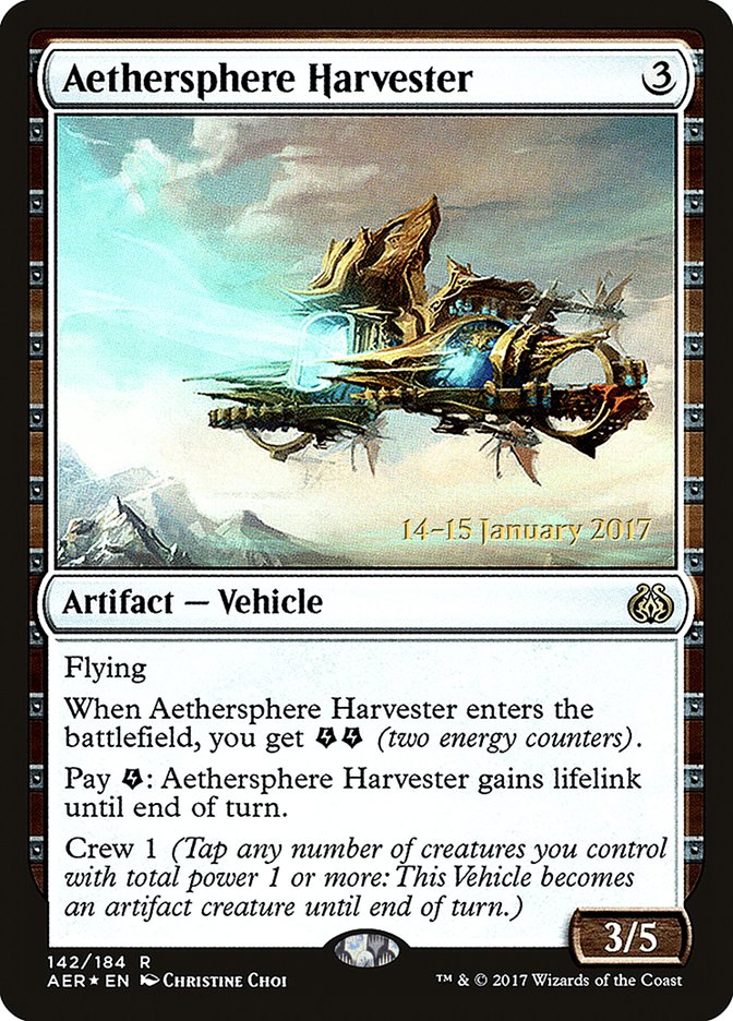 Aethersphere Harvester  [Aether Revolt Prerelease Promos] | Rook's Games and More