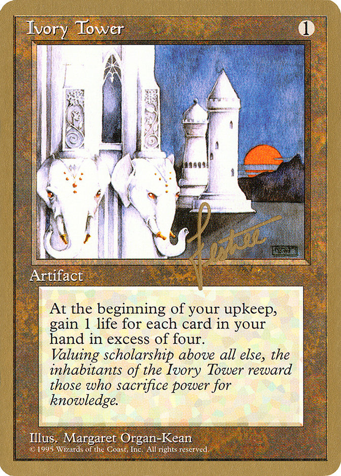 Ivory Tower (Bertrand Lestree) [Pro Tour Collector Set] | Rook's Games and More