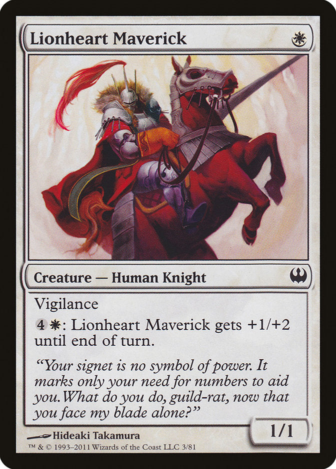 Lionheart Maverick [Duel Decks: Knights vs. Dragons] | Rook's Games and More