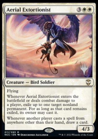 Aerial Extortionist (Promo Pack) [Streets of New Capenna Commander Promos] | Rook's Games and More