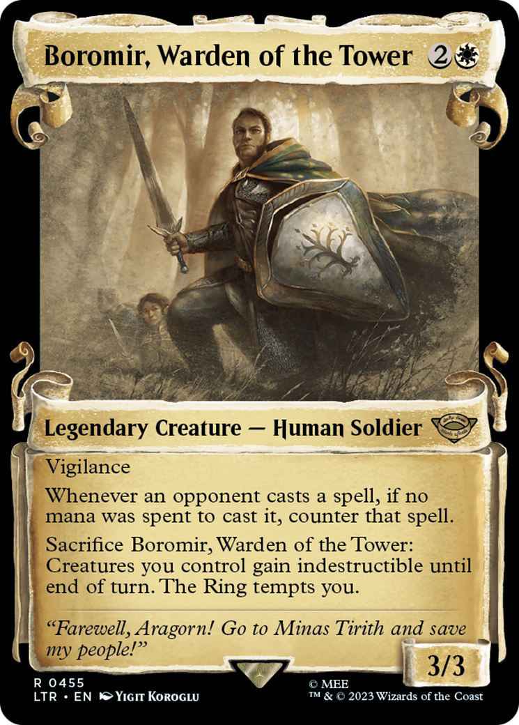 Boromir, Warden of the Tower [The Lord of the Rings: Tales of Middle-Earth Showcase Scrolls] | Rook's Games and More