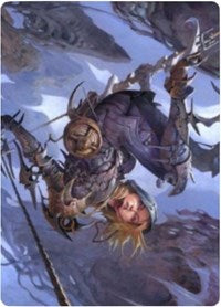 Blackbloom Rogue Art Card [Zendikar Rising Art Series] | Rook's Games and More