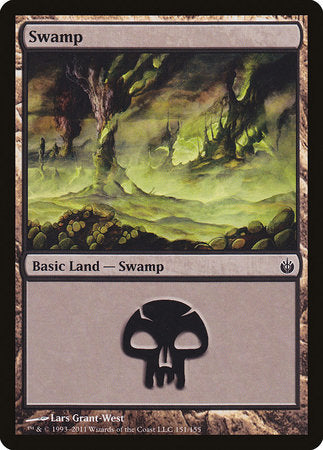 Swamp (151) [Mirrodin Besieged] | Rook's Games and More