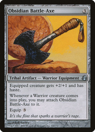 Obsidian Battle-Axe [Morningtide] | Rook's Games and More