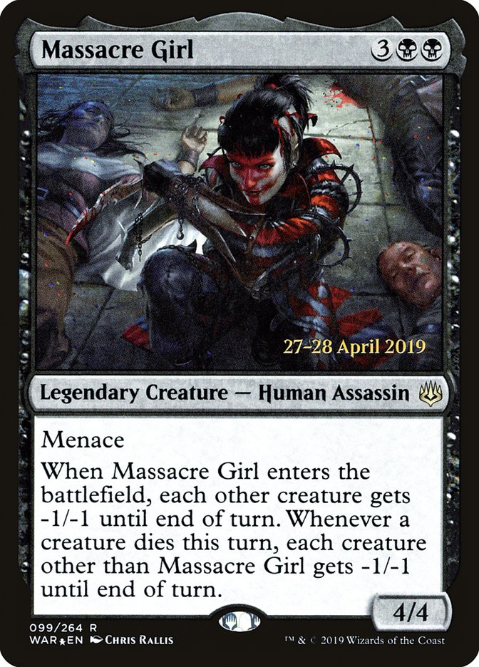 Massacre Girl  [War of the Spark Prerelease Promos] | Rook's Games and More