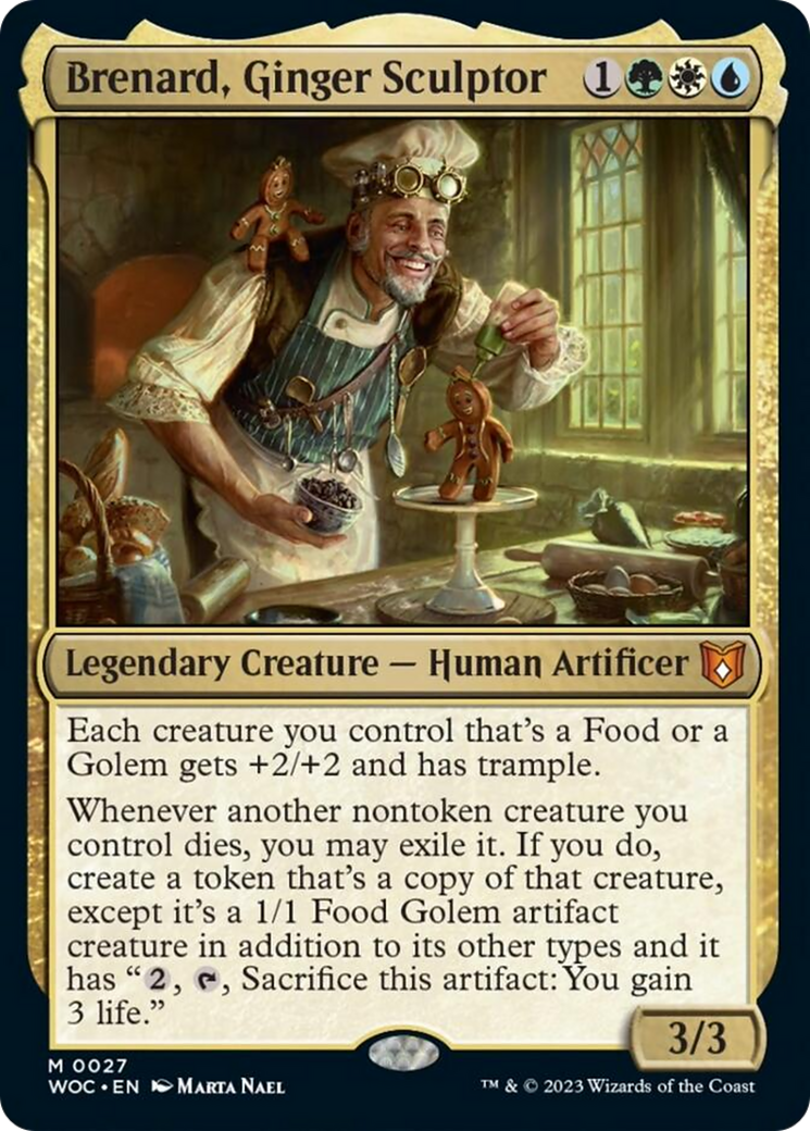 Brenard, Ginger Sculptor [Wilds of Eldraine Commander] | Rook's Games and More