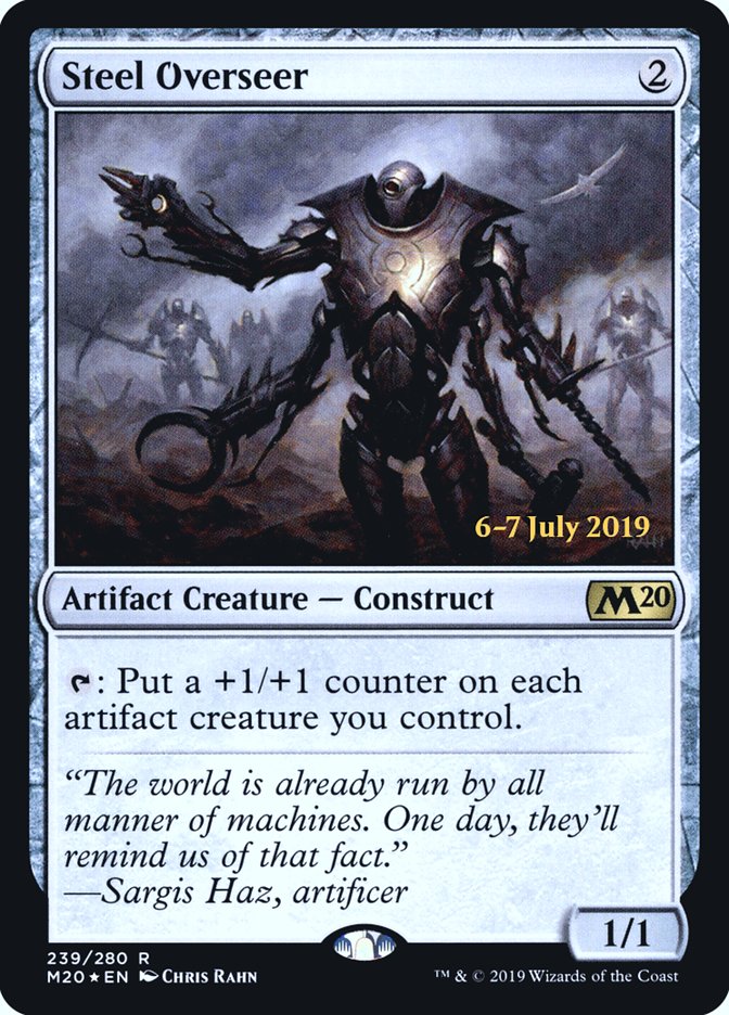 Steel Overseer  [Core Set 2020 Prerelease Promos] | Rook's Games and More