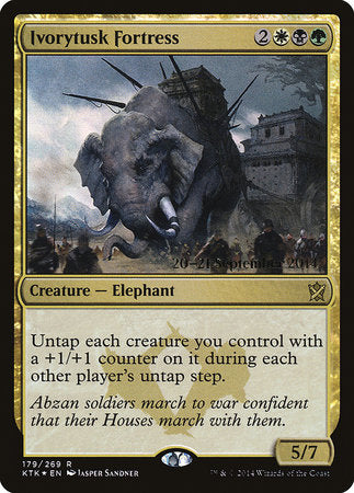 Ivorytusk Fortress [Khans of Tarkir Promos] | Rook's Games and More