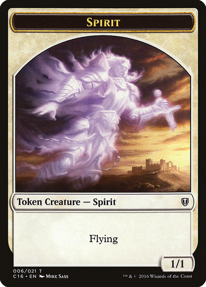 Spirit (006/021) [Commander 2016 Tokens] | Rook's Games and More