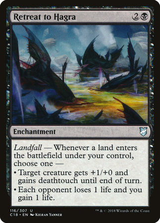 Retreat to Hagra [Commander 2018] | Rook's Games and More