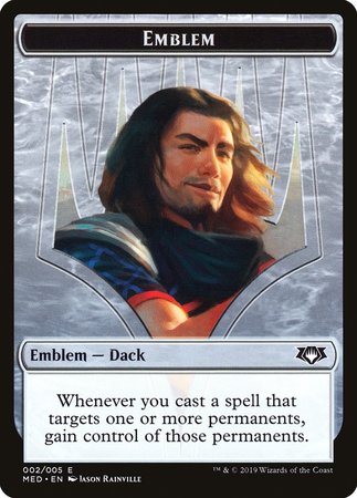 Emblem - Dack Fayden [Mythic Edition Tokens] | Rook's Games and More