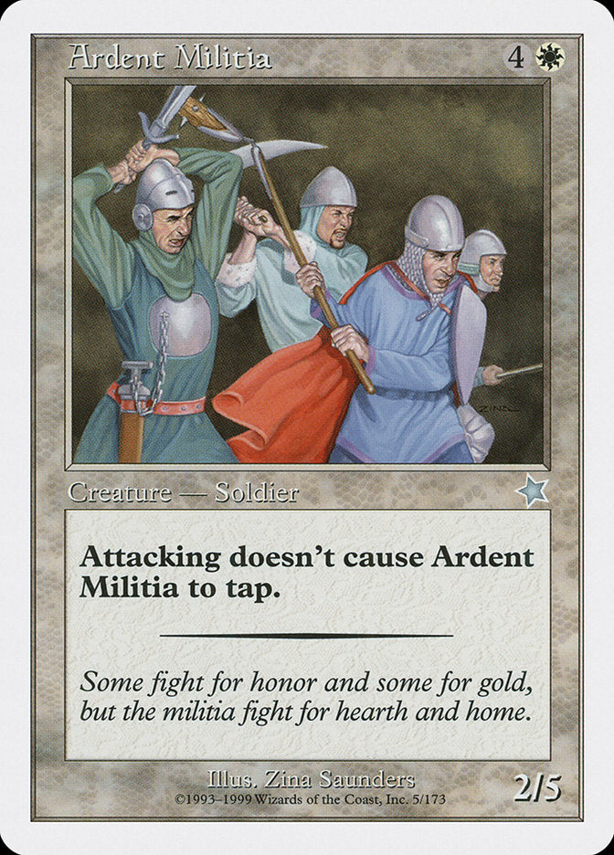 Ardent Militia [Starter 1999] | Rook's Games and More