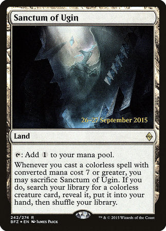 Sanctum of Ugin [Battle for Zendikar Promos] | Rook's Games and More