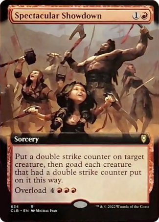 Spectacular Showdown (Extended Art) [Commander Legends: Battle for Baldur's Gate] | Rook's Games and More