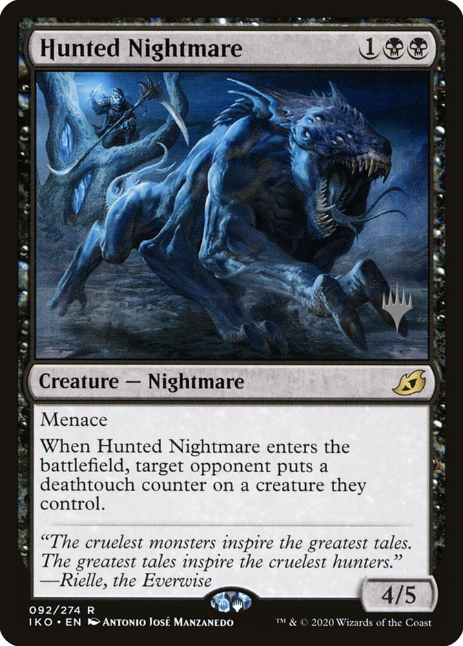 Hunted Nightmare (Promo Pack) [Ikoria: Lair of Behemoths Promos] | Rook's Games and More