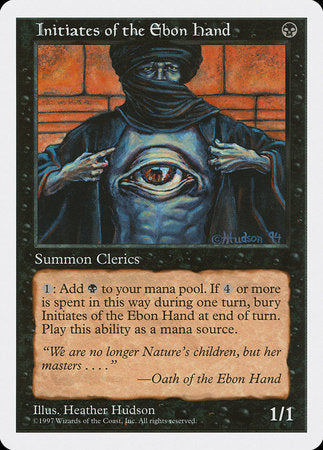 Initiates of the Ebon Hand [Fifth Edition] | Rook's Games and More
