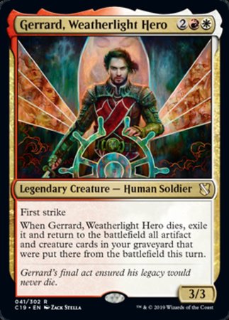 Gerrard, Weatherlight Hero [Commander 2019] | Rook's Games and More