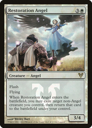 Restoration Angel [Avacyn Restored Promos] | Rook's Games and More