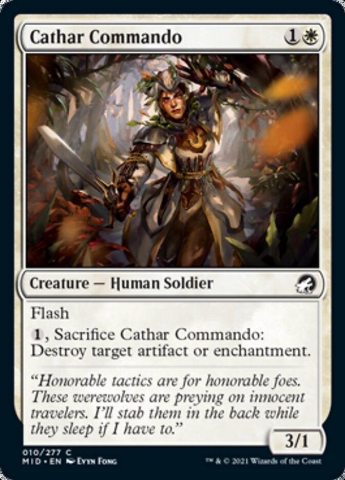 Cathar Commando [Innistrad: Midnight Hunt] | Rook's Games and More