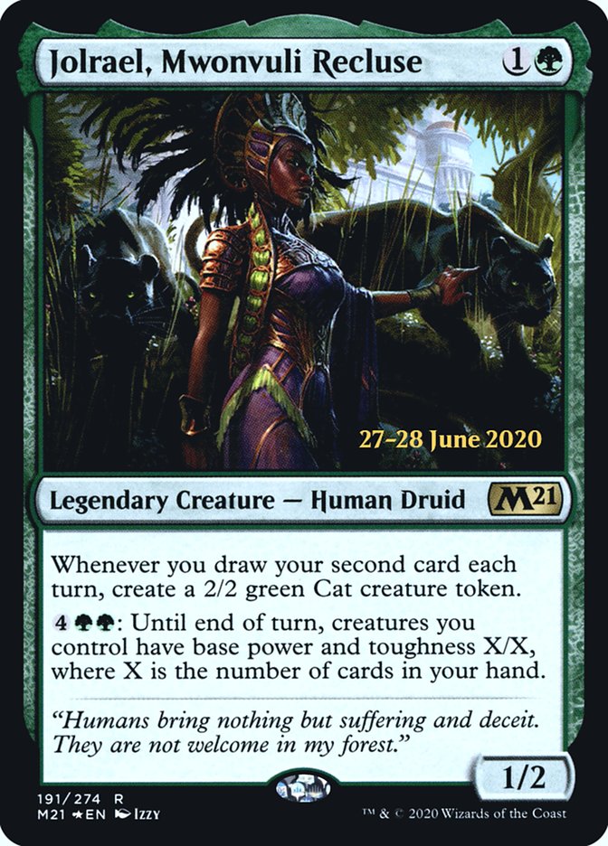 Jolrael, Mwonvuli Recluse  [Core Set 2021 Prerelease Promos] | Rook's Games and More