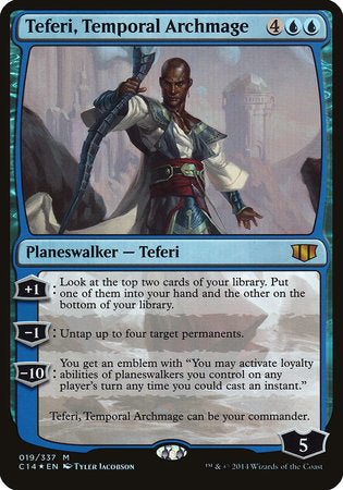 Teferi, Temporal Archmage (Commander 2014) [Commander 2014 Oversized] | Rook's Games and More
