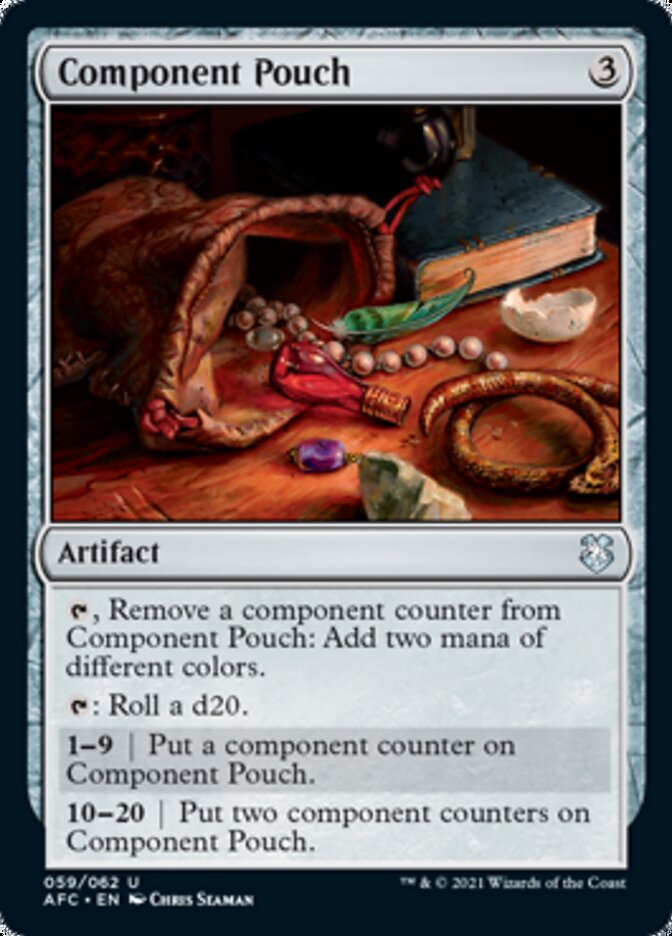 Component Pouch [Dungeons & Dragons: Adventures in the Forgotten Realms Commander] | Rook's Games and More
